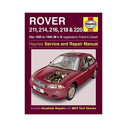 Stock image for Rover 200 Series Petrol and Diesel: 1995 to 1999 (Haynes Service and Repair Manuals) [Board book] for sale by MusicMagpie