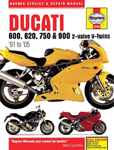 Beispielbild fr Ducati 600, 620, 750 & 900 2-Valve V Twins: Service and Repair Manual, 1991 to 2005 zum Verkauf von WorldofBooks