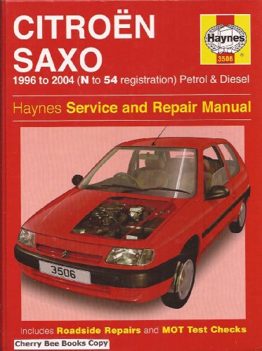 Beispielbild fr Citroen Saxo Petrol and Diesel Service and Repair Manual: 1996 to 2004 (Haynes Service and Repair Manuals) zum Verkauf von WorldofBooks