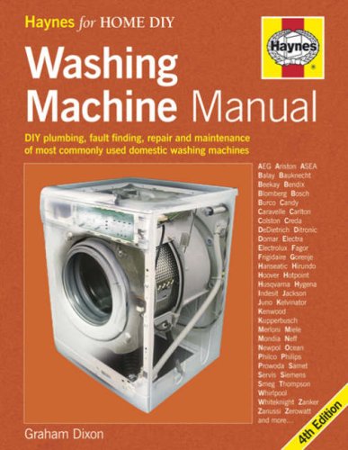 9781844253487: Washing Machine Manual: DIY Plumbing, Fault finding, Repair and Maintenance