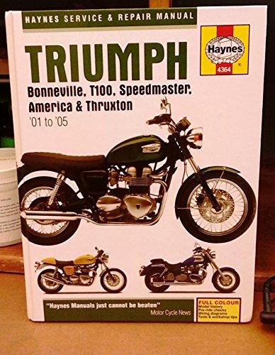 Imagen de archivo de Triumph Bonneville, T110, Speedmaster, America & Thruxton Service & Repair Manual: '01 to '05 (Haynes) a la venta por Outer Print