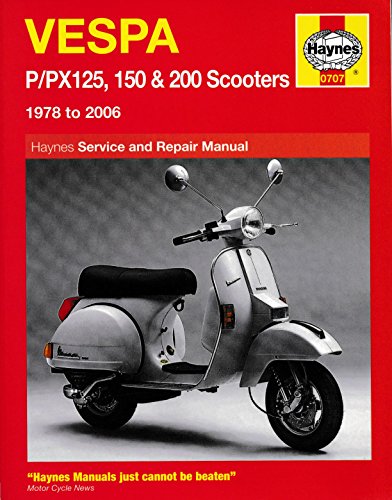 9781844253890: Vespa P/PX 125, 150 & 200 Scooters 1978 To 2006 (Haynes Manuals)