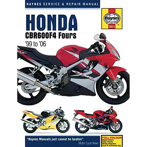 Beispielbild fr Honda CBR600F4 Fours 1999-2006 (Haynes Service & Repair Manual) zum Verkauf von Jay's Basement Books