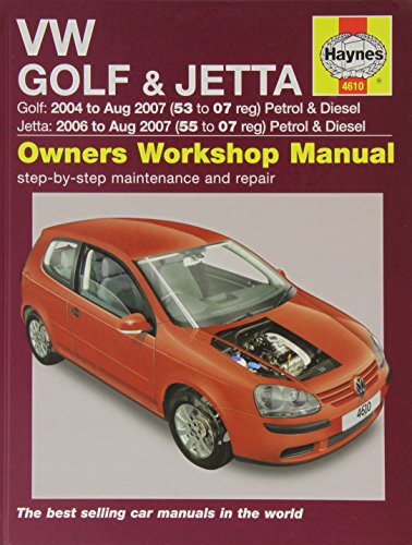 9781844256105: VW Golf and Jetta Petrol and Diesel Service and Repair Manual: 2004 to 2007 (Service & repair manuals)