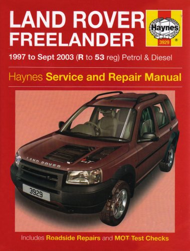 Stock image for Land Rover Freelander Petrol and Diesel Service and Repair Manual : 1997 to 2003 for sale by Better World Books Ltd