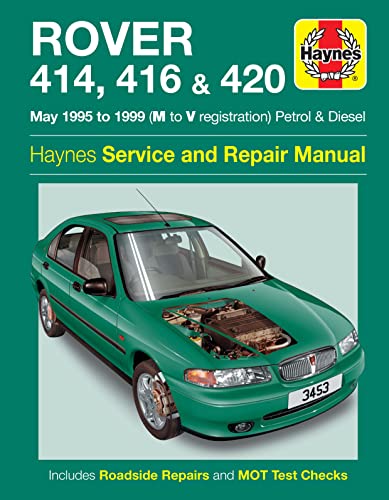 Imagen de archivo de Rover 414, 416 and 420 Petrol and Diesel Service and Repair Manual: 1995 to 1999 (Haynes Service and Repair Manuals) a la venta por Brit Books