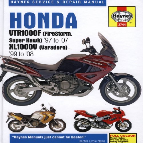 Beispielbild fr Honda VTR1000F (FireStorm, Super Hawk) and XL1000V Varadero) Service and Repair Manual: 1997 to 2008 (Haynes Service and Repair Manuals) zum Verkauf von WorldofBooks