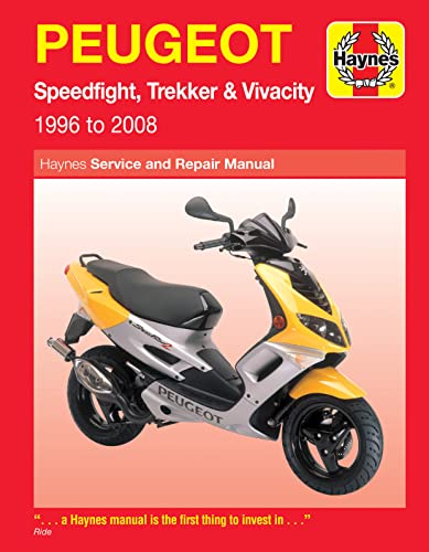 9781844257720: Peugeot Speedfight, Trekker & Vivacity Scooters ('96 - '08): Haynes Service and Repair Manual, Speed Flight, Trekker & Vivacity 1996 to 2008 (Haynes Powersport)