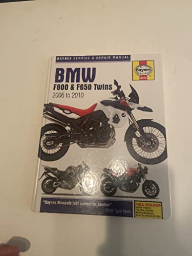 Stock image for BMW F650, F700 F800 Twins (06-16) Haynes Repair Manual (Haynes Service Repair Manual) for sale by Front Cover Books