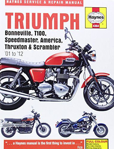 9781844259175: Triumph Bonneville, T100, Speedmaster, America Service and Repair Manual: 2001-2012 (Haynes Service and Repair Manuals)