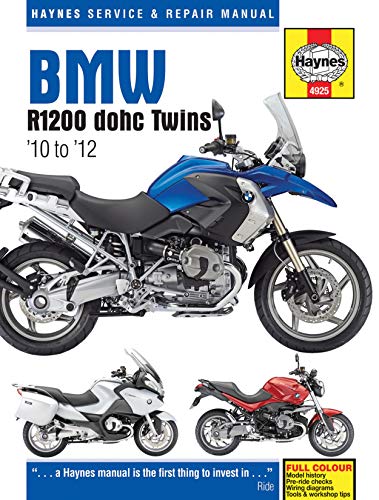 9781844259250: BMW R1200 Dohc Air-cooled Service and Repair Manual: 2010-2012 (Haynes Service and Repair Manuals)
