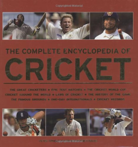 Beispielbild fr The Complete Encyclopedia of Cricket zum Verkauf von AwesomeBooks