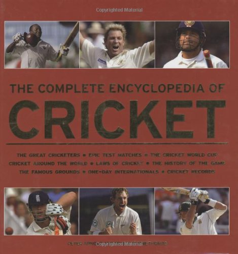 Imagen de archivo de The Complete Encyclopedia of Cricket a la venta por AwesomeBooks