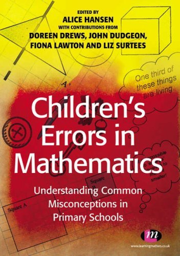 Stock image for Children's Errors in Mathematics: Understanding Common Misconceptions (Teaching Handbooks) (Teaching Handbooks Series) for sale by AwesomeBooks