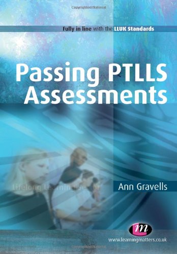 Stock image for Passing PTLLS Assessments (Further Education and Skills) for sale by WorldofBooks