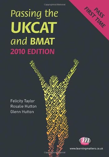 Imagen de archivo de Passing the UKCAT and BMAT 2010 (Student Guides to University Entrance Series) a la venta por Reuseabook