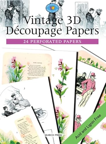 Beispielbild fr Vintage 3D D coupage Papers (Crafter's Paper Library) zum Verkauf von WorldofBooks