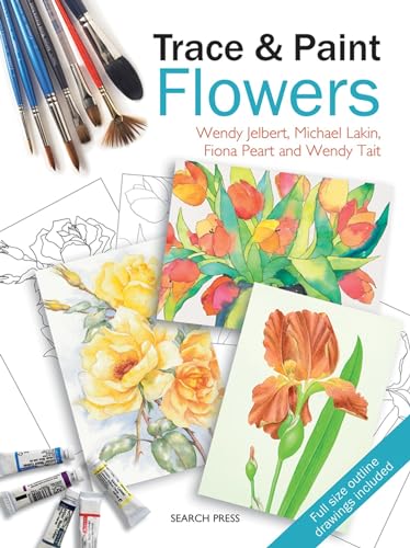Stock image for Trace & Paint Flowers for sale by SecondSale