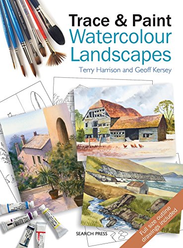 Stock image for Trace & Paint Watercolour Landscapes for sale by Oblivion Books