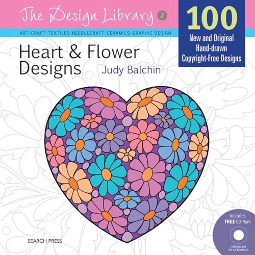Imagen de archivo de Design Library: Heart & Flower Designs (DL02) a la venta por WorldofBooks