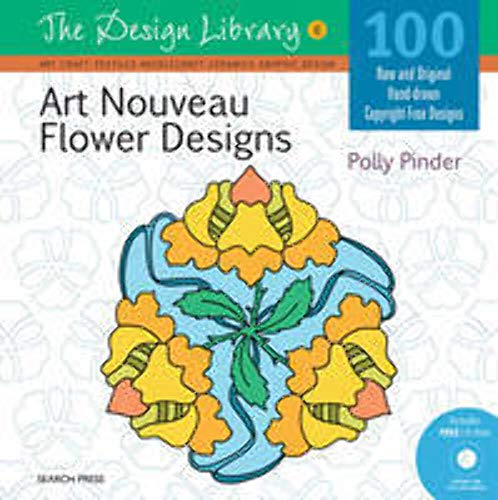 9781844488414: Art Nouveau Flower Designs (DL06) (Design Library)