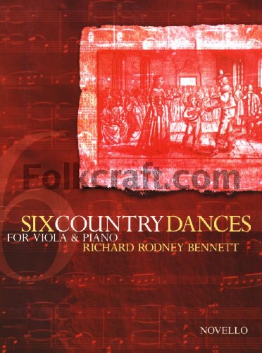 Imagen de archivo de Six Country Dances for Viola and Piano a la venta por WorldofBooks