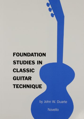 Imagen de archivo de Foundation Studies in Classic Guitar Technique a la venta por Take Five Books