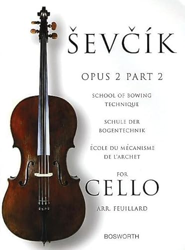 Beispielbild fr Sevcik Cello Sudies. Op. 2 Part 2. Schule der Bogentechnik: School of Bowing Technique zum Verkauf von text + tne