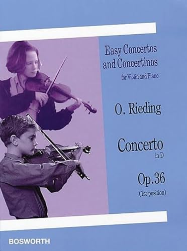 Beispielbild fr Oskar Rieding: Violin Concerto In D Op.36 (Violin/Piano) (Violin, Piano Accompaniment / Instrumental Work) zum Verkauf von Revaluation Books