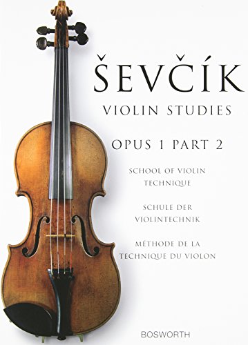 Imagen de archivo de SEVCIK VIOLIN STUDIES OP1 PT2SCHOOL OF VIOLIN TECHNIQUE Format: Paperback a la venta por INDOO