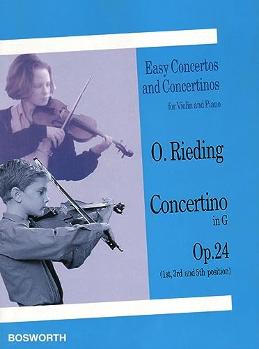 

Easy Concertos and Concertinos for Violin and Piano Concertino in G Op 24 (1 3 5 Pos) Format: Paperback