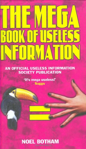 Stock image for The Mega Book of Useless Information for sale by SecondSale