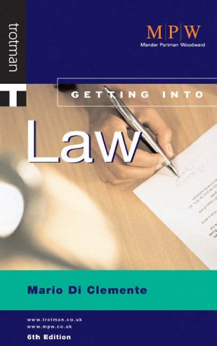 Stock image for Getting into Law (Getting into Course Guides) for sale by AwesomeBooks