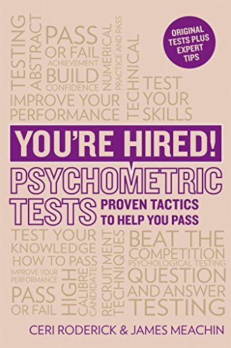 Beispielbild fr You're Hired! Psychometric Tests: Proven tactics to help you pass zum Verkauf von WorldofBooks