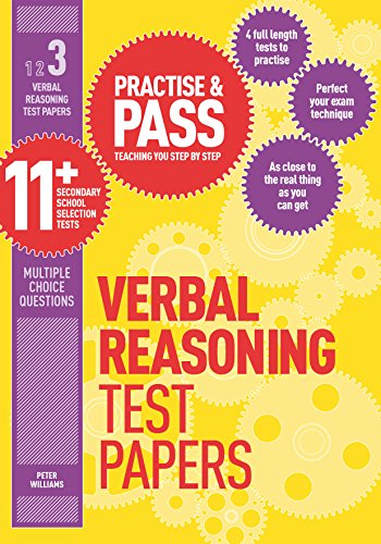 Imagen de archivo de Practise Pass 11 Level Three Verbal reasoning Practice Test Papers a la venta por PBShop.store US
