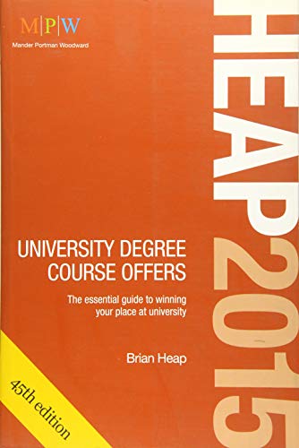 Beispielbild fr HEAP 2015: University Degree Course Offers: The Essential Guide to Winning Your Place at University zum Verkauf von AwesomeBooks