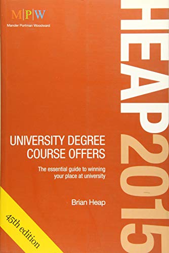 9781844556052: HEAP 2015: University Degree Course Offers: The Essential Guide to Winning Your Place at University