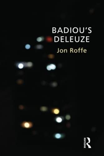 9781844655090: Badiou's Deleuze