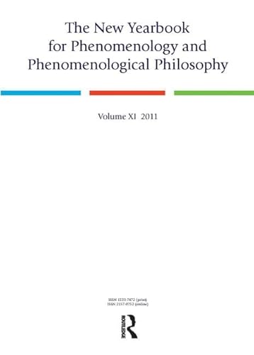 Stock image for The New Yearbook for Phenomenology and Phenomenological Philosophy: Volume 11 for sale by GF Books, Inc.
