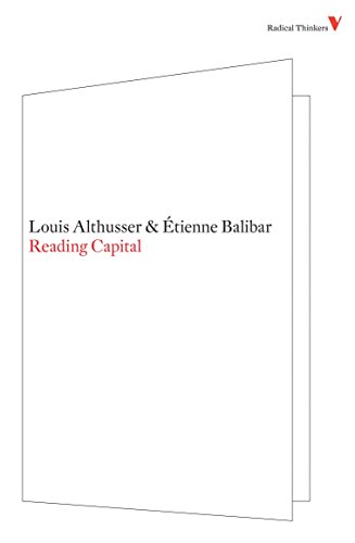 9781844673476: Reading Capital (Radical Thinkers 4): Series 4