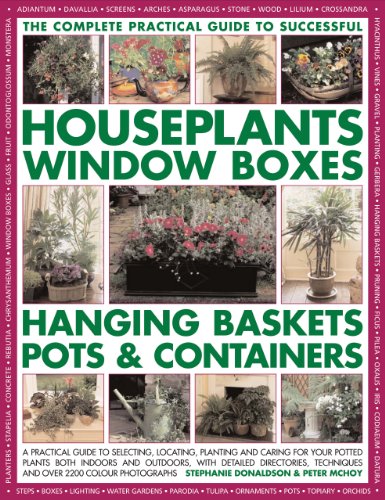 Beispielbild fr The Complete Practical Guide to Houseplants, Window Boxes, Hanging Baskets, Pots and Containers: A Practical Guide to Selecting, Locating, Planting . and Tips, and Over 2200 Colour Photographs zum Verkauf von WorldofBooks