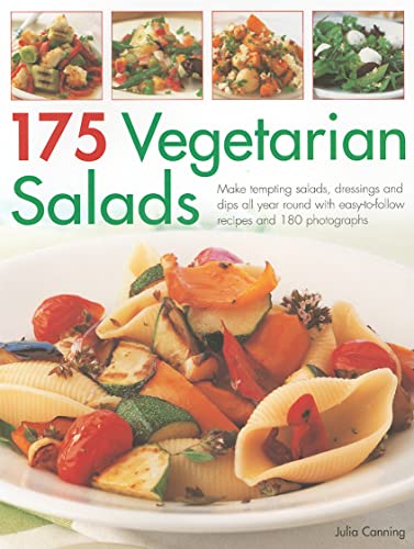 Stock image for 175 Vegetarian Salads: Make Tempting Side Dishes All Year Round with Easy-to-follow Recipes (180 Photos) for sale by WorldofBooks