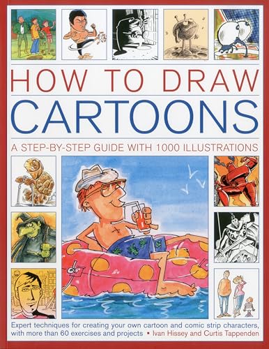 Beispielbild fr How to Draw Cartoons : A step-by-step guide with 1000 Illustrations zum Verkauf von Better World Books