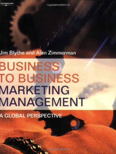 Beispielbild fr Business to Business Marketing Management: A Global Perspective zum Verkauf von MusicMagpie