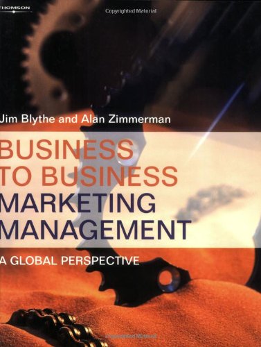9781844800018: Business to Business Marketing Management: A Global Perspective