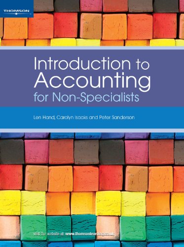Beispielbild fr Introduction to Accounting for Non-Specialists zum Verkauf von AwesomeBooks