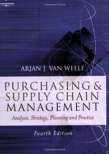 9781844800247: Purchasing & Supply Chain Management: Analysis, Strategy, Planning and Practice