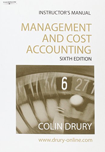 Stock image for Management & Cost Accounting 6ed Instr.M for sale by WorldofBooks