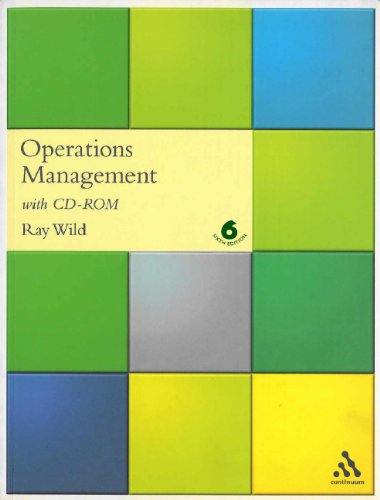 Beispielbild fr Operations Management. Incl. CD-ROM zum Verkauf von medimops