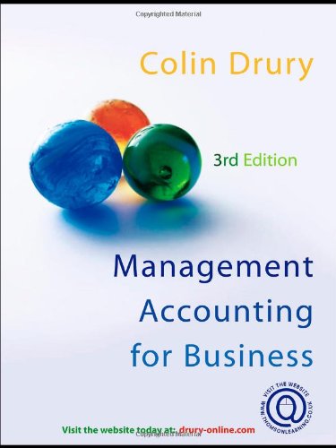 9781844801527: Management Accounting for Business